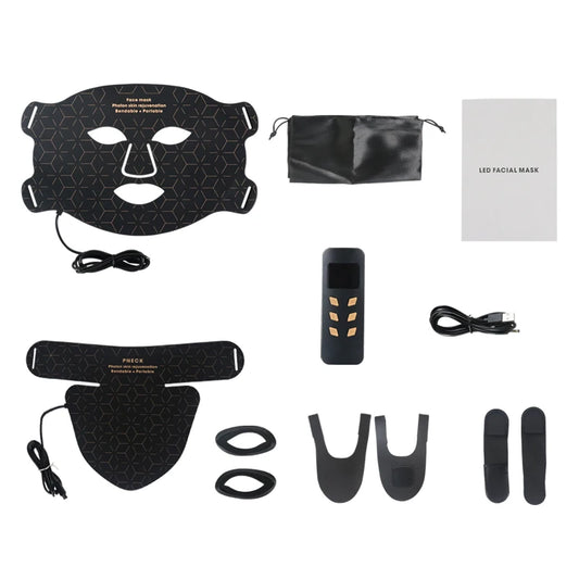 LED Photon Beauty Infrared Face and Neck Mask