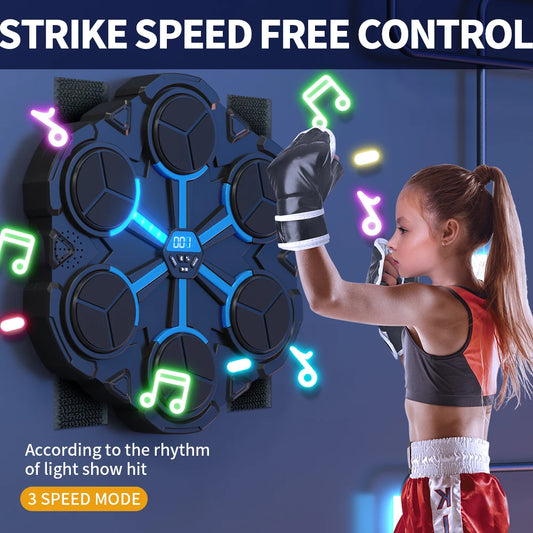 Smart Music Boxing Trainer - Wall Target for Kids & Adults