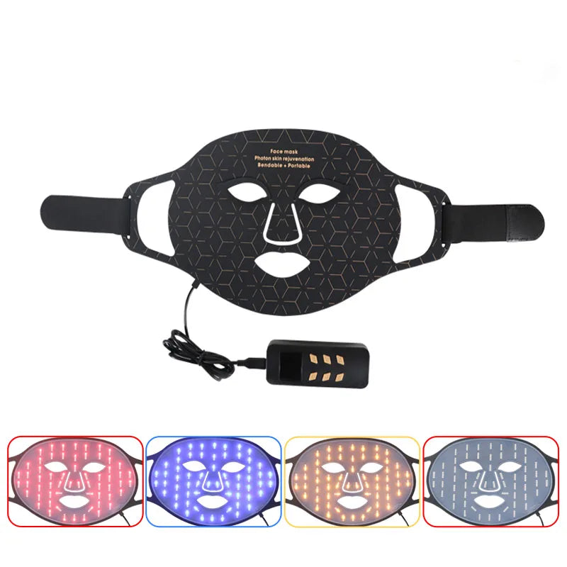 LED Photon Beauty Infrared Face and Neck Mask