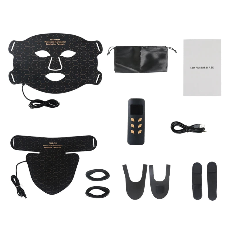 LED Photon Beauty Infrared Face and Neck Mask