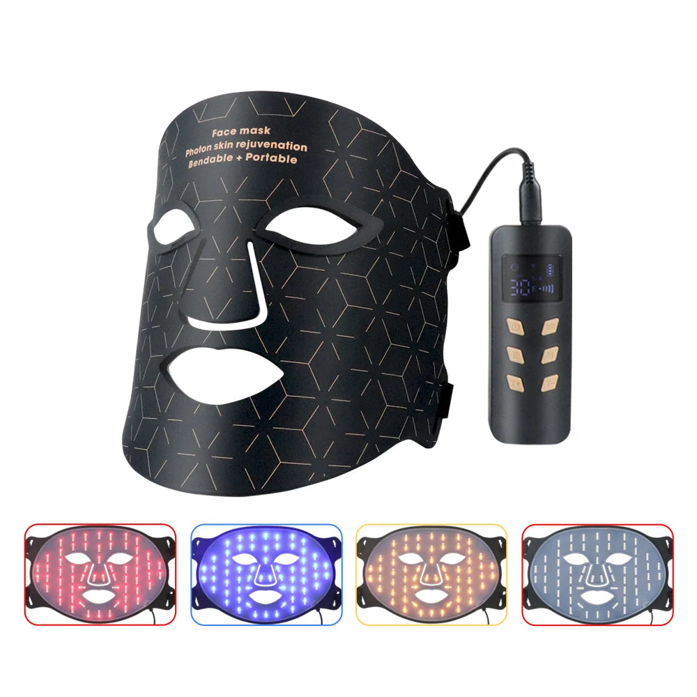 LED Photon Beauty Infrared Face and Neck Mask